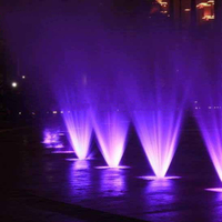 Outdoor Colorful Program Control Dancing Dry Fountain