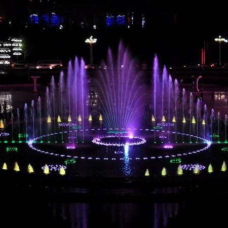 Lake Floating Music Dancing Fountain
