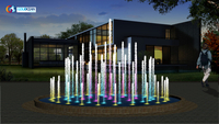 Outdoor Dia.3m Water Pond Music Fountain