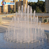 Public Square Playing Interactive Dry Deck Fountain