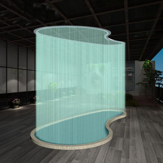 Outdoor Indoor Digital Graphic Waterfall Water Curtain China