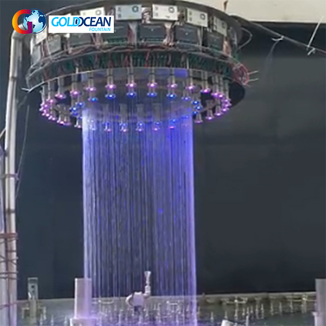 Dia.8m Round Graphical Digital Water Curtain